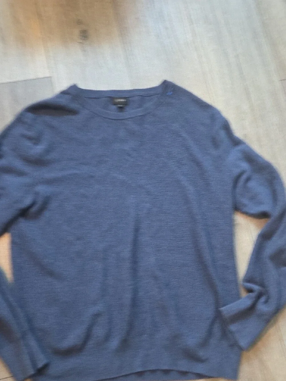 J. Crew Men's Crewneck Sweater in Navy Blue Heather